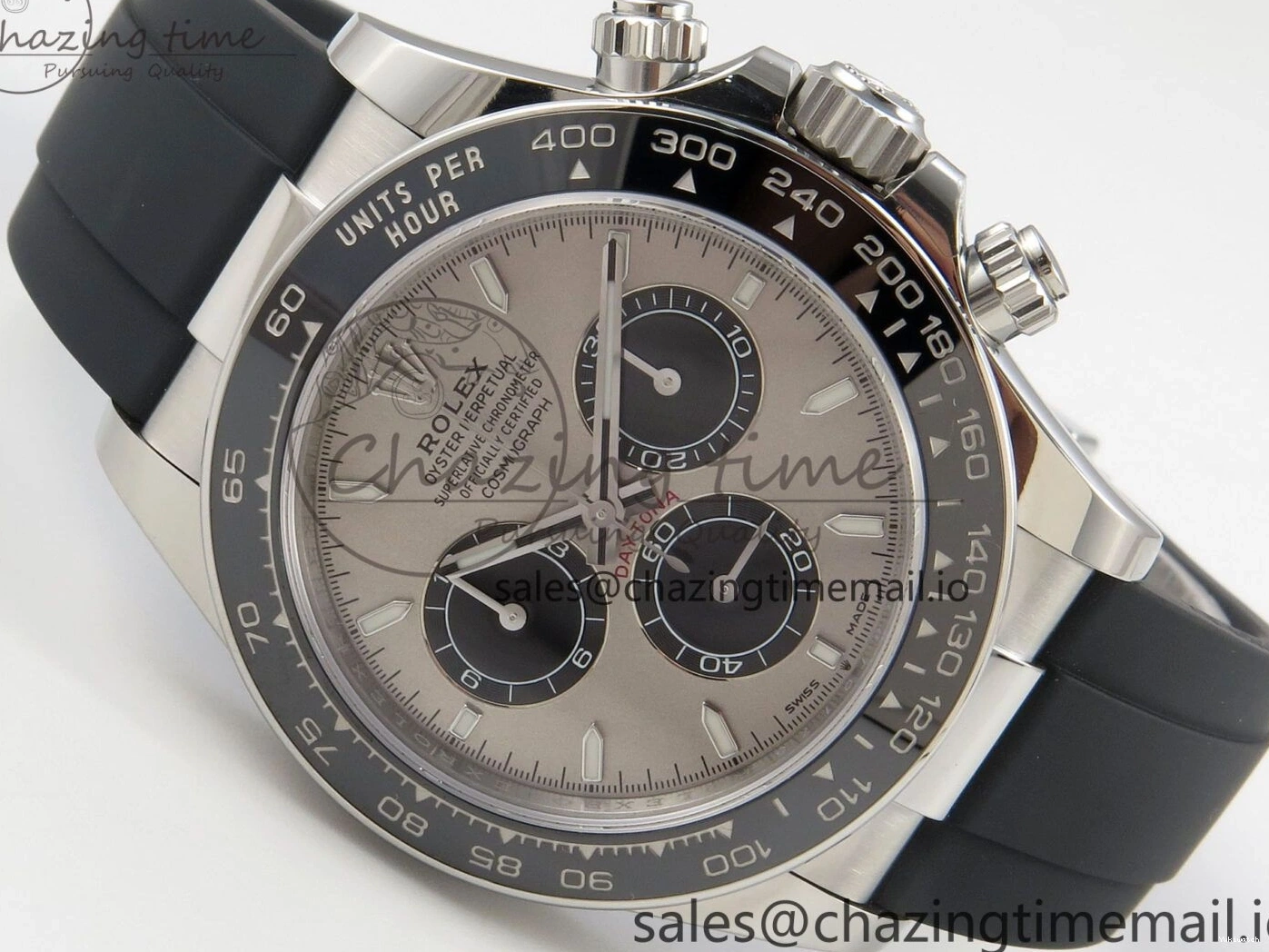 (Weighted) VS4131 V2 Dial Oysterflex 1:1 Strap Edition Black 126519 Daytona Gray on Best VSF 0515